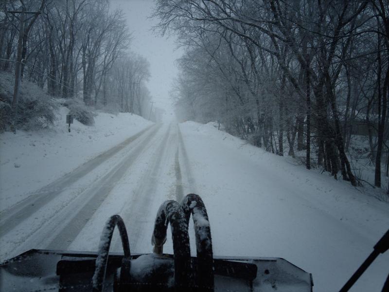 Snow plowing Operations 